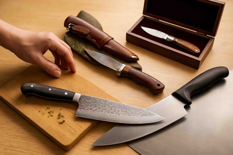 Cómo elegir cuchillos: guía completa para cocina, caza, colección y uso profesional
