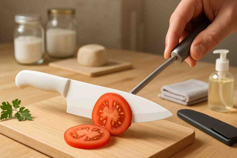 Cuchillos de cerámica: guía completa sobre fabricación, uso, afilado y cuidados