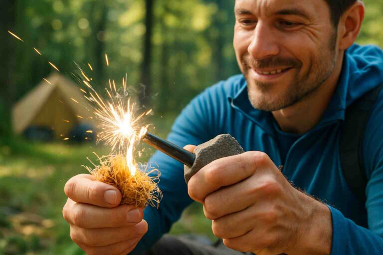 Domina el fuego: Guía completa para usar el pedernal como un experto en supervivencia