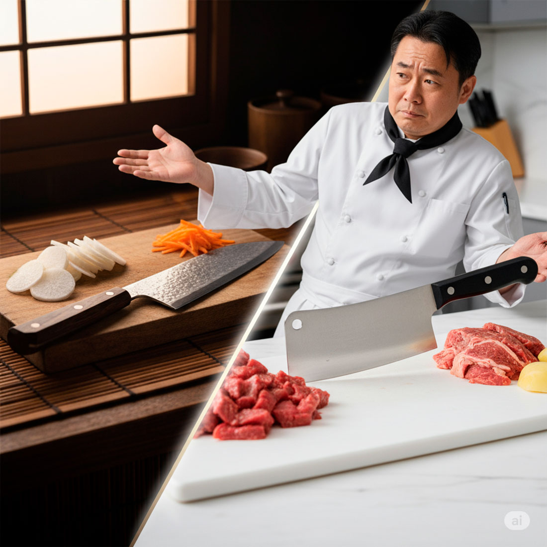 Hachuelas Japonesas vs. Occidentales: Pros, Contras y Usos Comunes